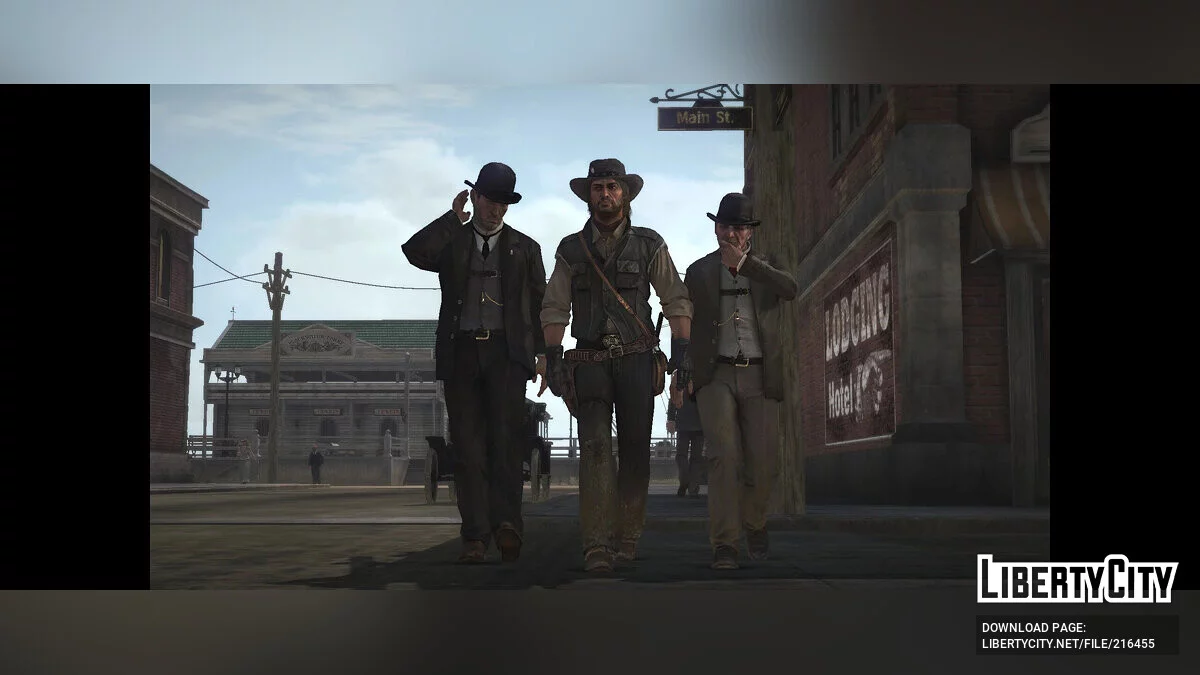Широкоэкранные ролики и переключение HUD (Reshade) / Red Dead Redemption
