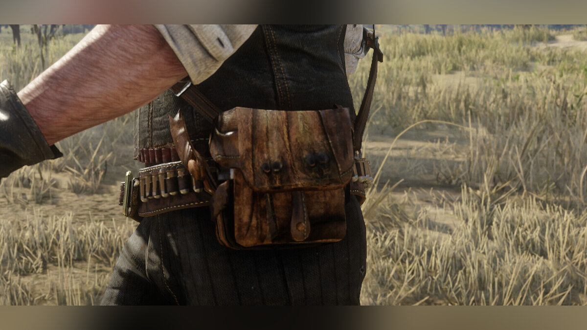 Скачать Guarma Satchel Replacer for Arthur Satchel (Model only) [1.0.0] для Red  Dead Redemption 2