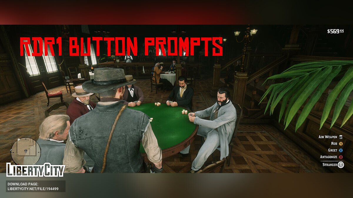 Скачать RDR1 Button Prompts (Xbox 360) [1.0.0] для Red Dead Redemption 2