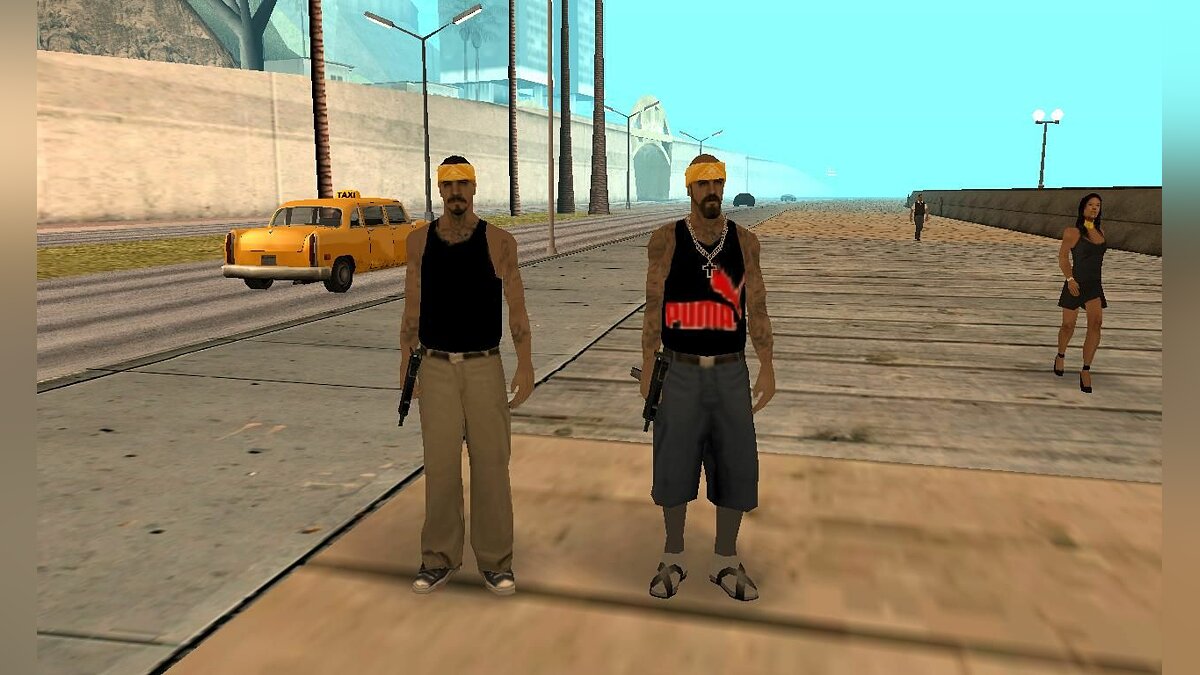 Скачать Два новых скина для банды вагос для GTA San Andreas