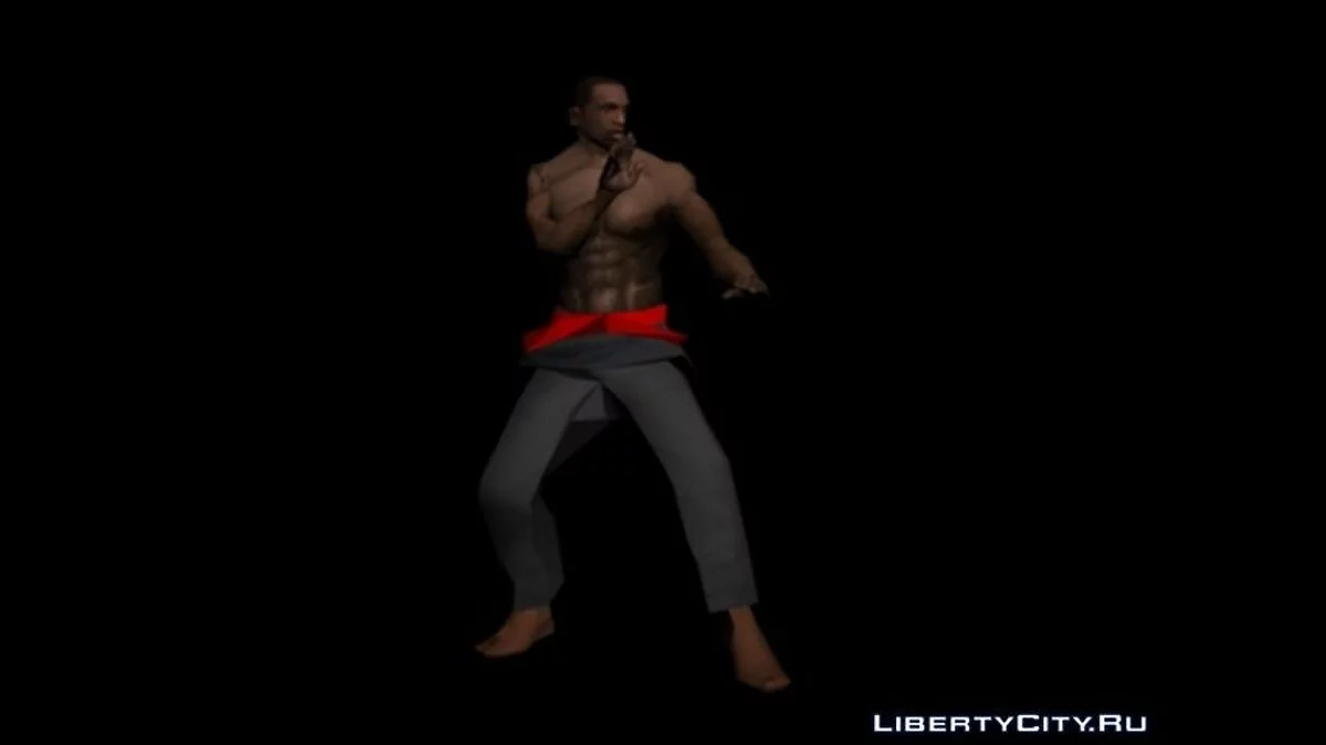 CJ - каратист / GTA San Andreas