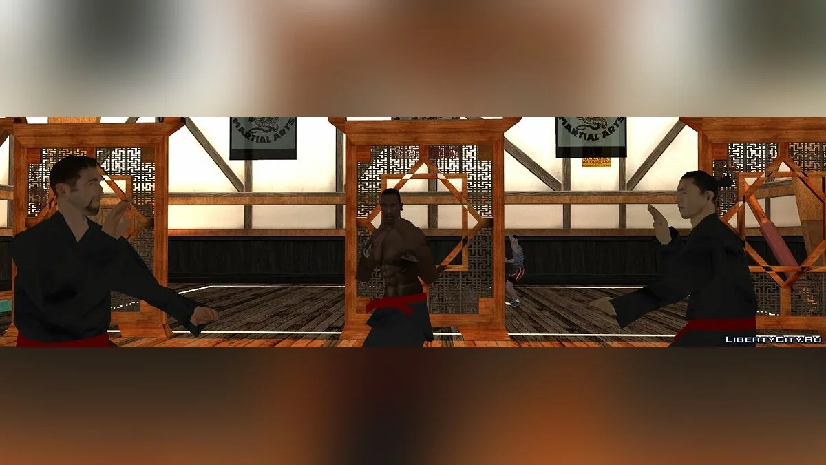 CJ - каратист / GTA San Andreas