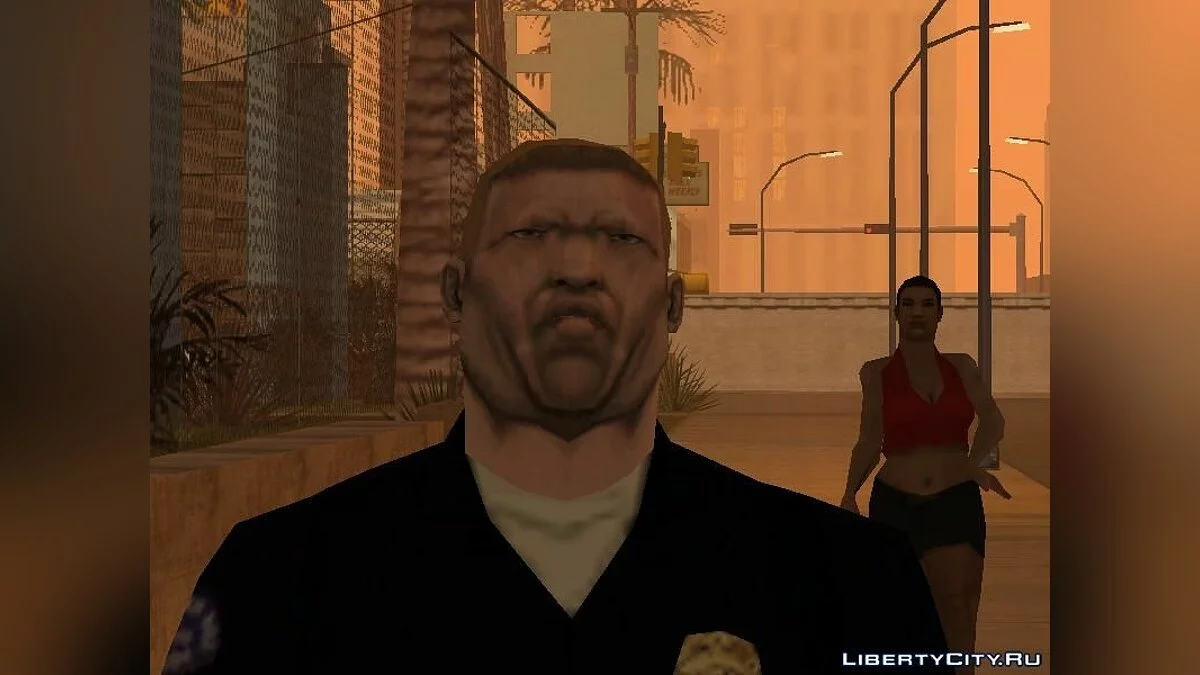 Офицер Карвер из cutscene / GTA San Andreas