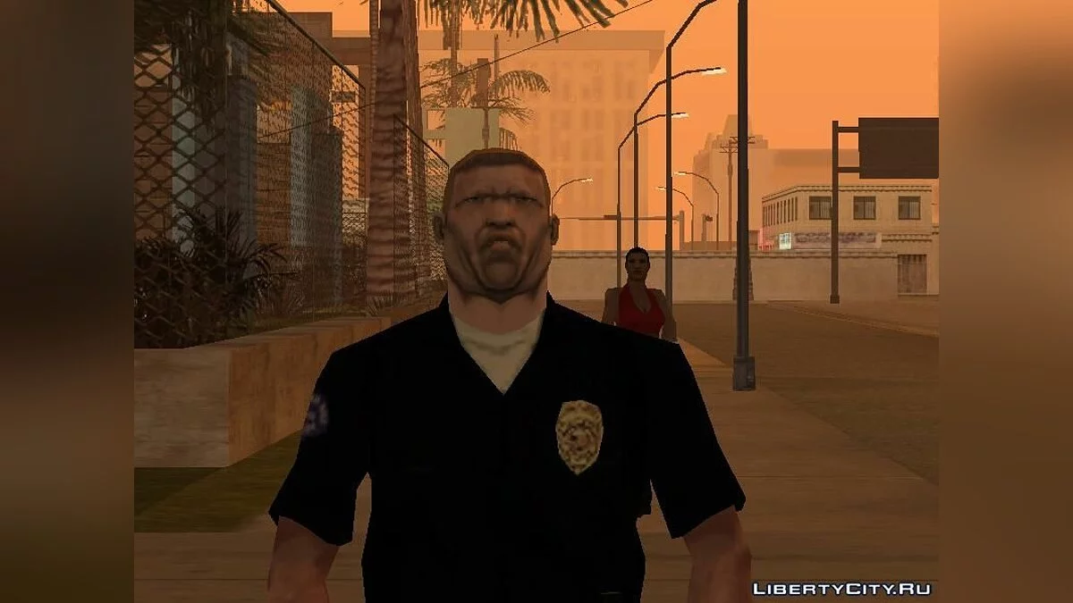 Офицер Карвер из cutscene / GTA San Andreas