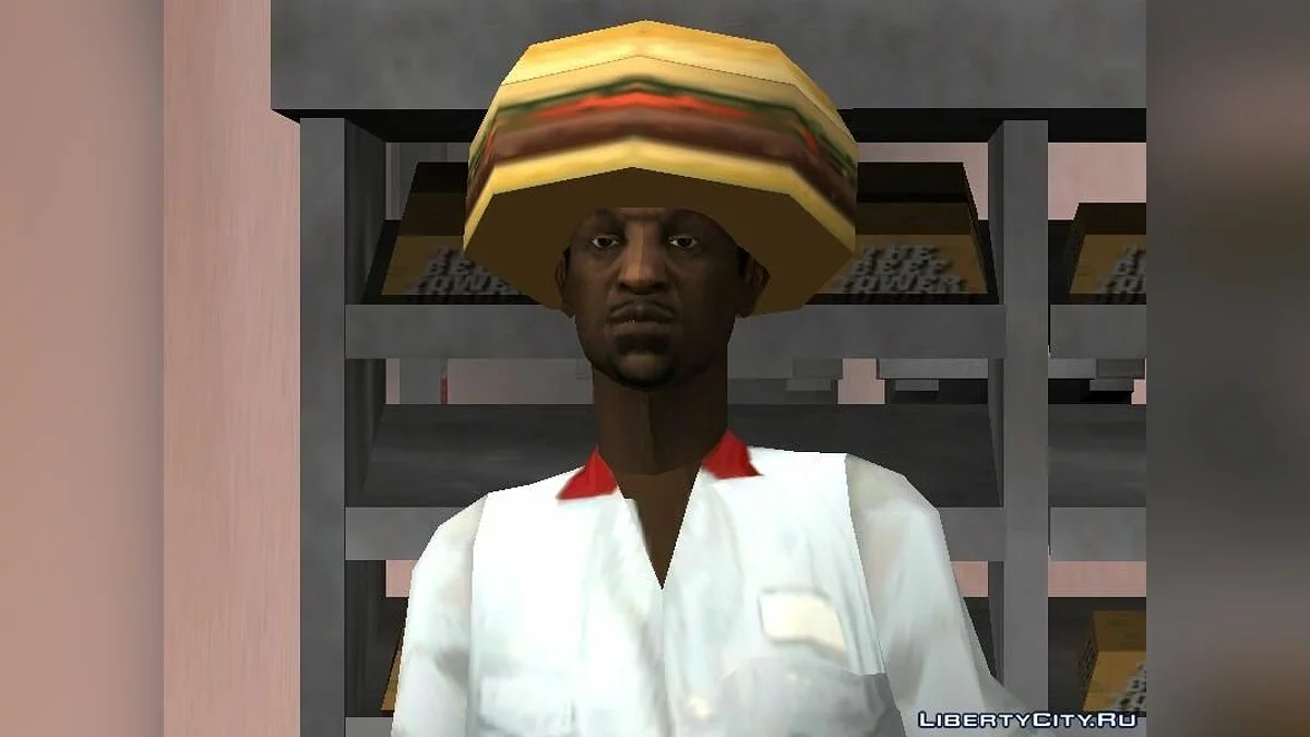 Служащий Burger Shot из cutscene / GTA San Andreas