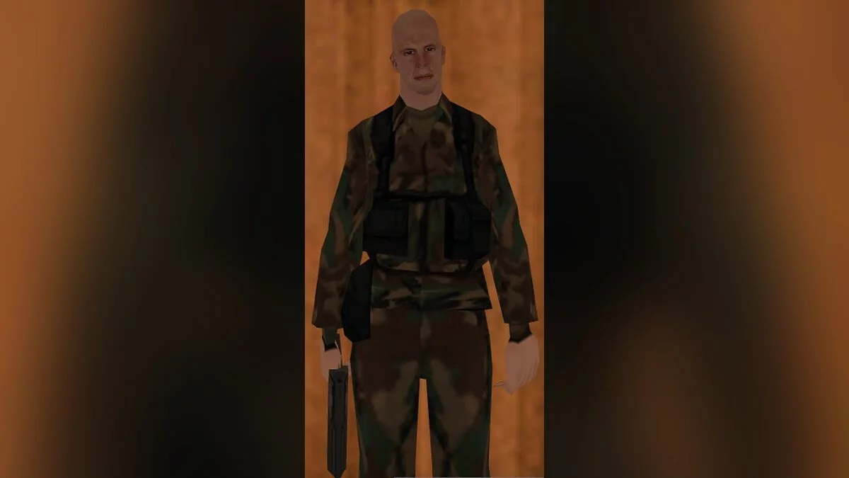 Shaved Soldier / GTA San Andreas