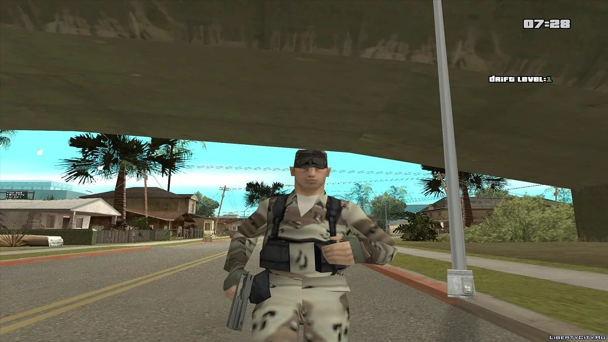 Солдат в стандартном качестве / GTA San Andreas