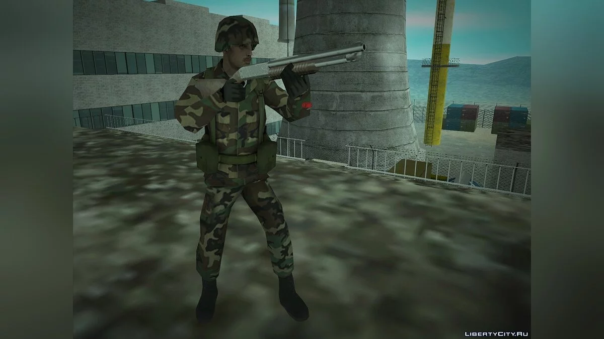 Солдат армии США. В стиле GTA SA / GTA San Andreas