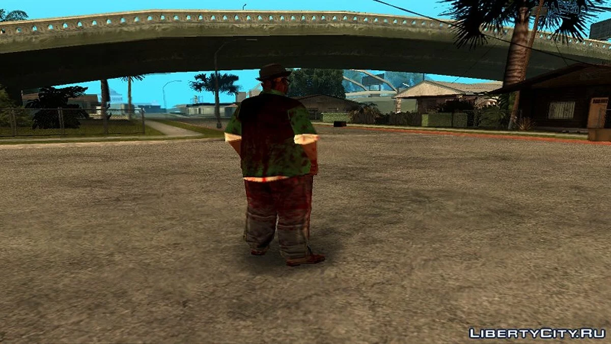 Окровавленый Биг Смоук / GTA San Andreas