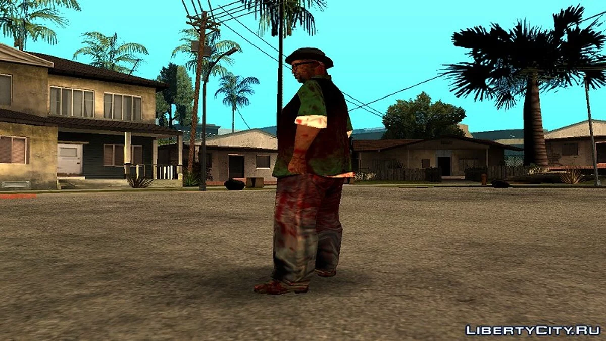 Окровавленый Биг Смоук / GTA San Andreas