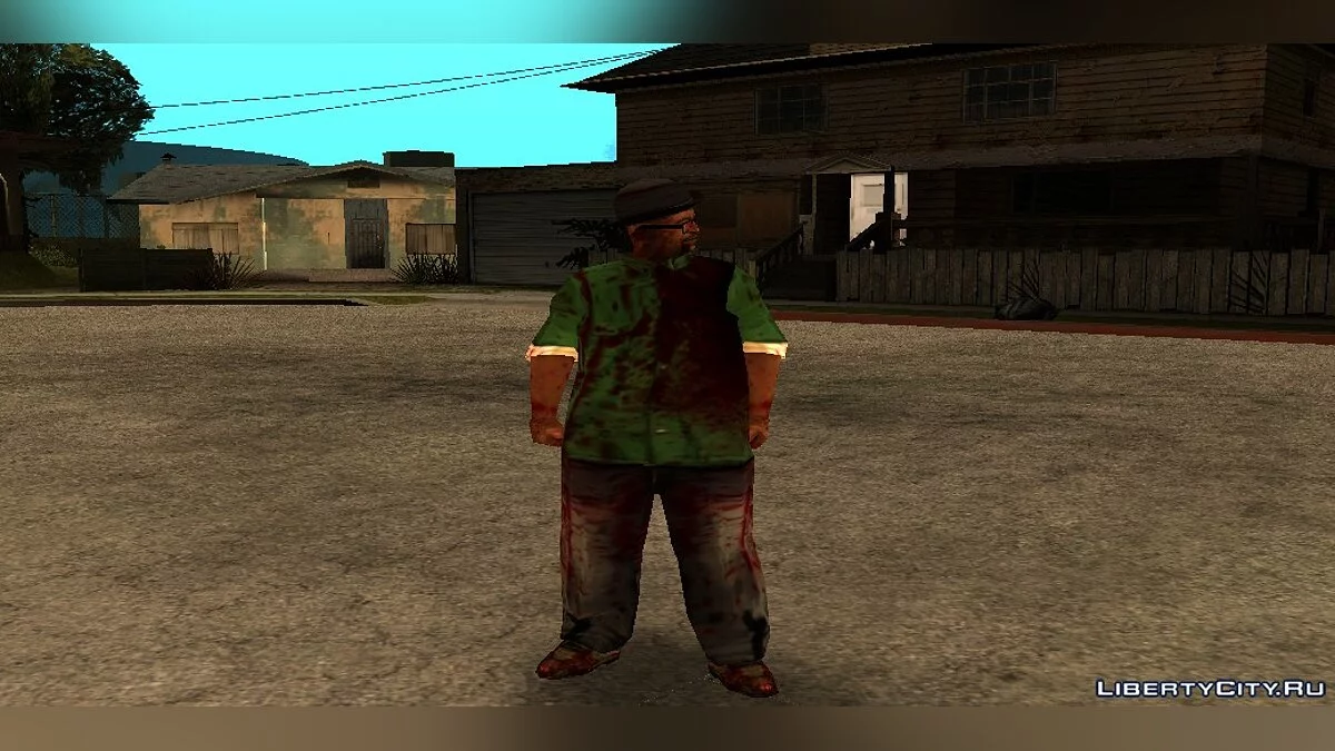 Окровавленый Биг Смоук / GTA San Andreas