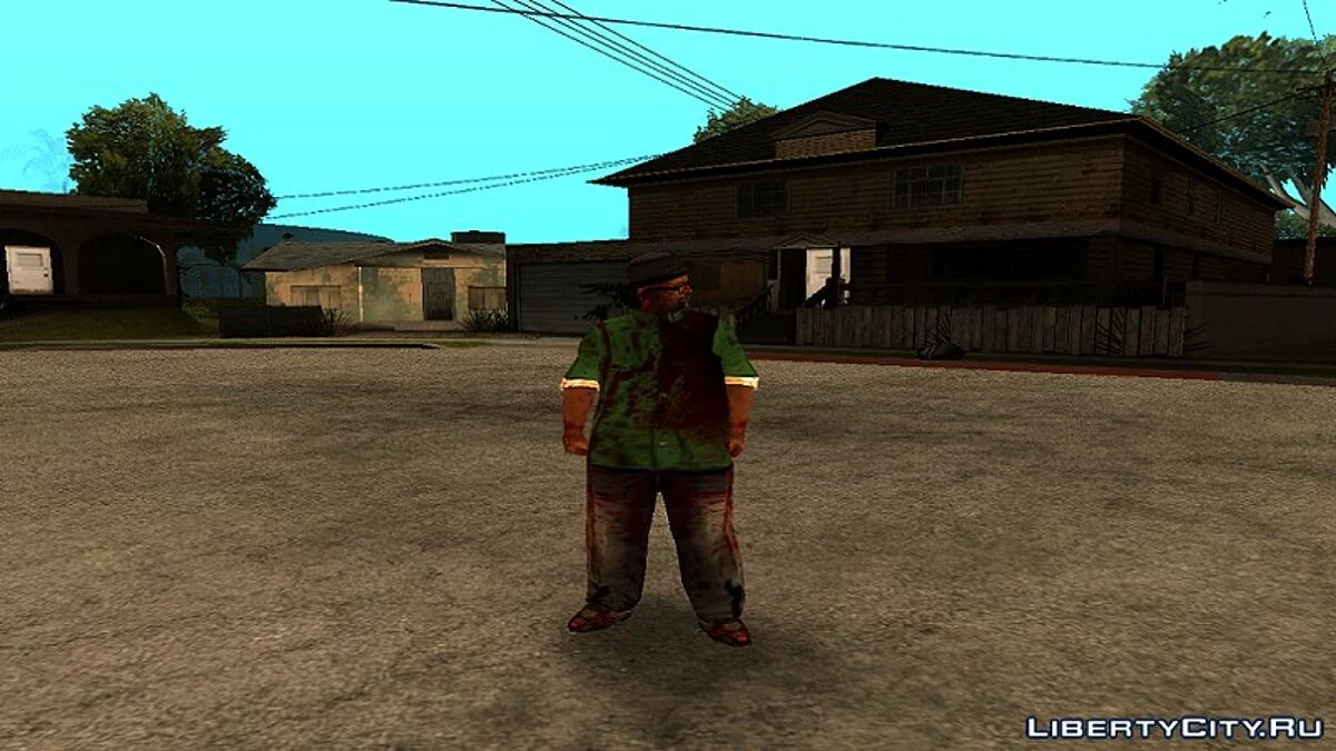 Окровавленый Биг Смоук / GTA San Andreas