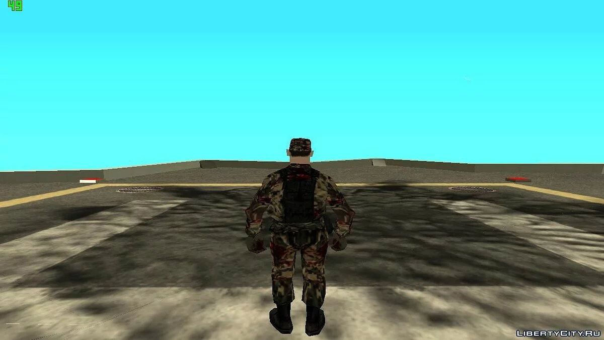 Зомби скин военного  / GTA San Andreas