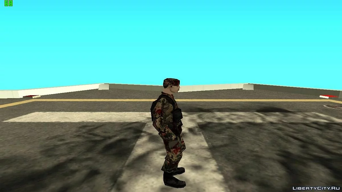 Зомби скин военного  / GTA San Andreas