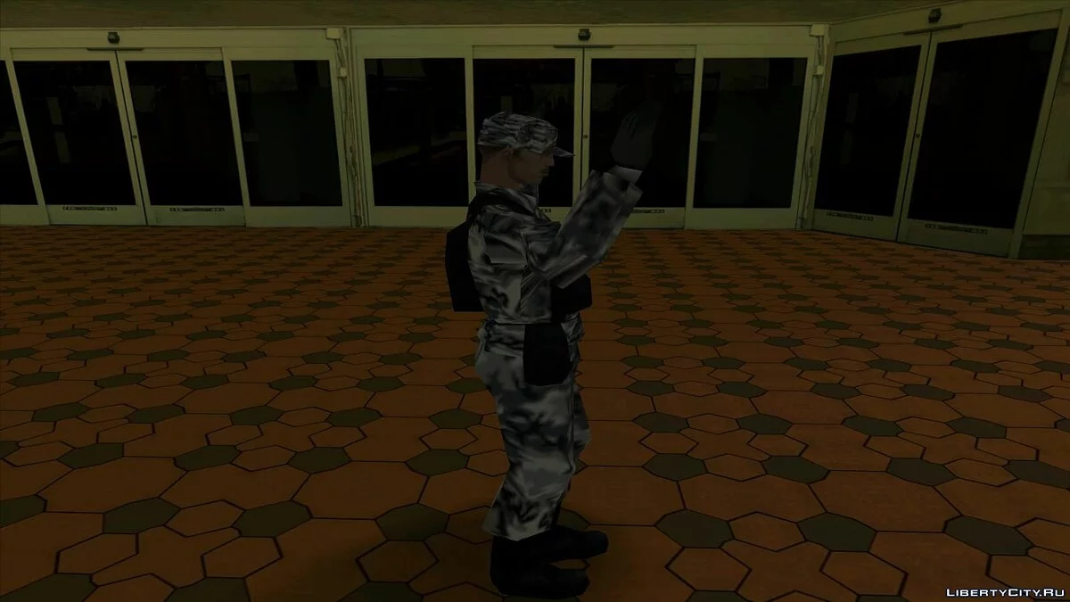 Зимний армейский камуфляж. / GTA San Andreas