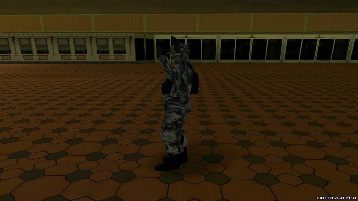 Зимний армейский камуфляж. / GTA San Andreas