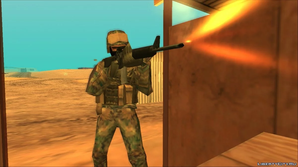 U.S. Морпех с балаклавой / GTA San Andreas