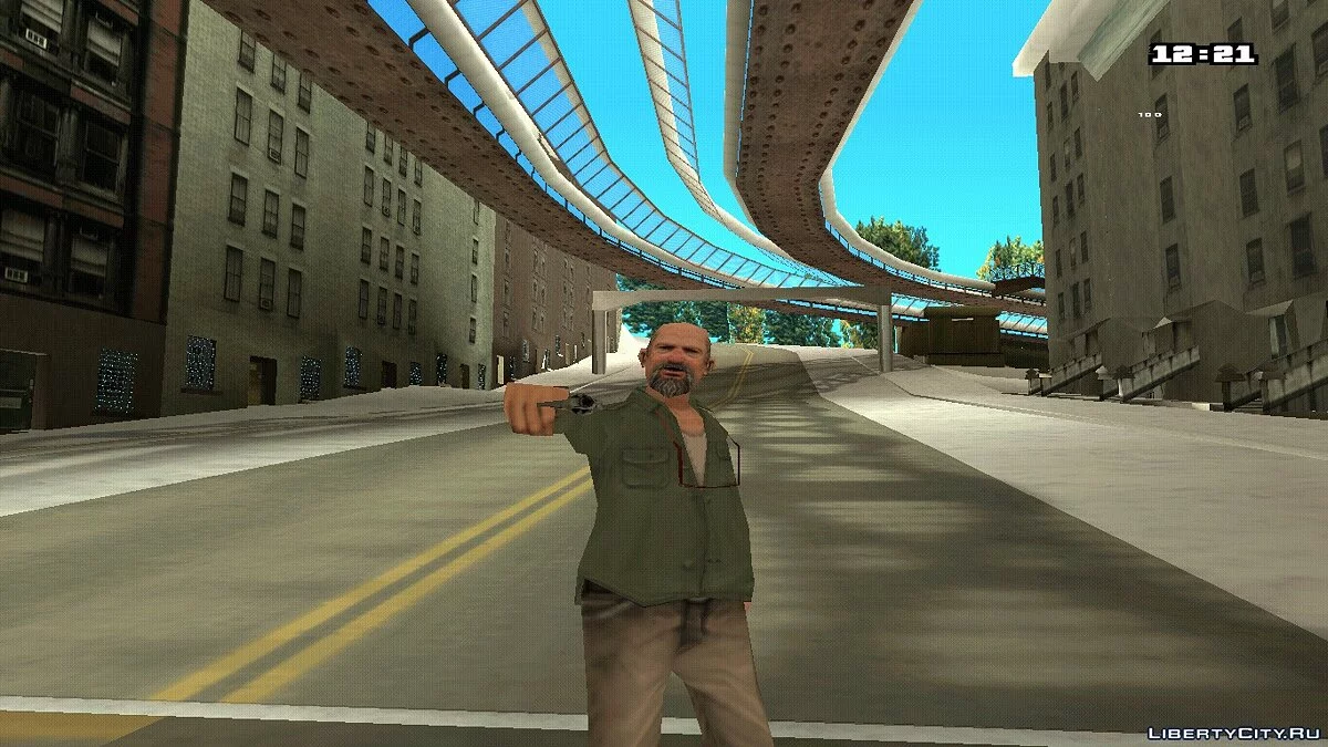 Очкарик Fred / GTA San Andreas
