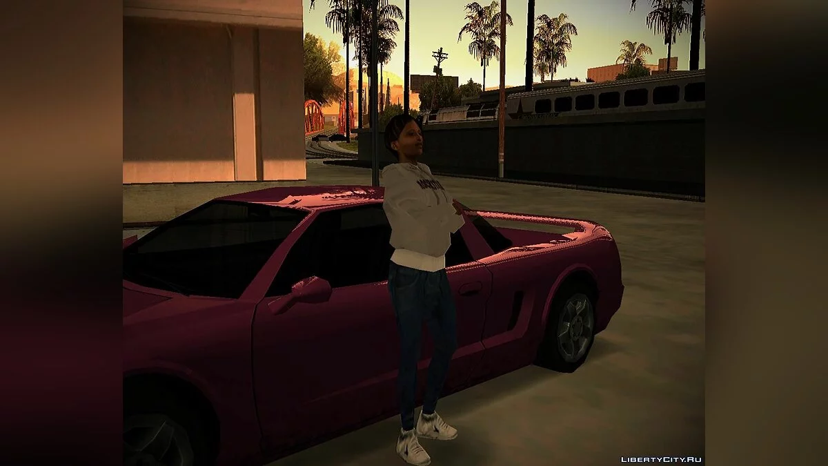 Девушка в толстовке / GTA San Andreas