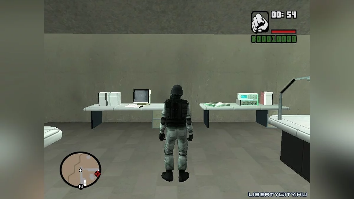 Охранник научного центра SCP (Sa style) / GTA San Andreas