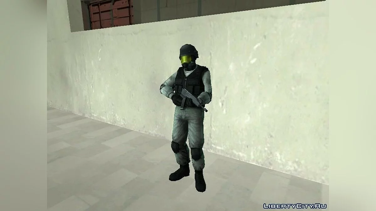 Охранник научного центра SCP (Sa style) / GTA San Andreas