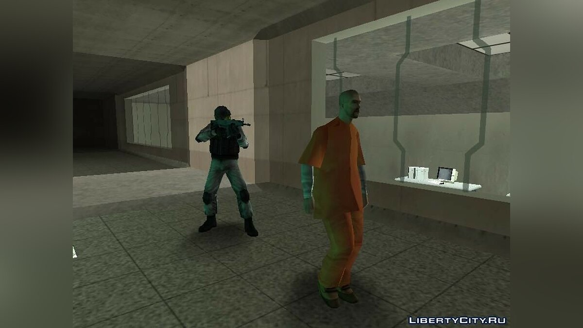 Скачать Охранник научного центра SCP (Sa style) для GTA San Andreas