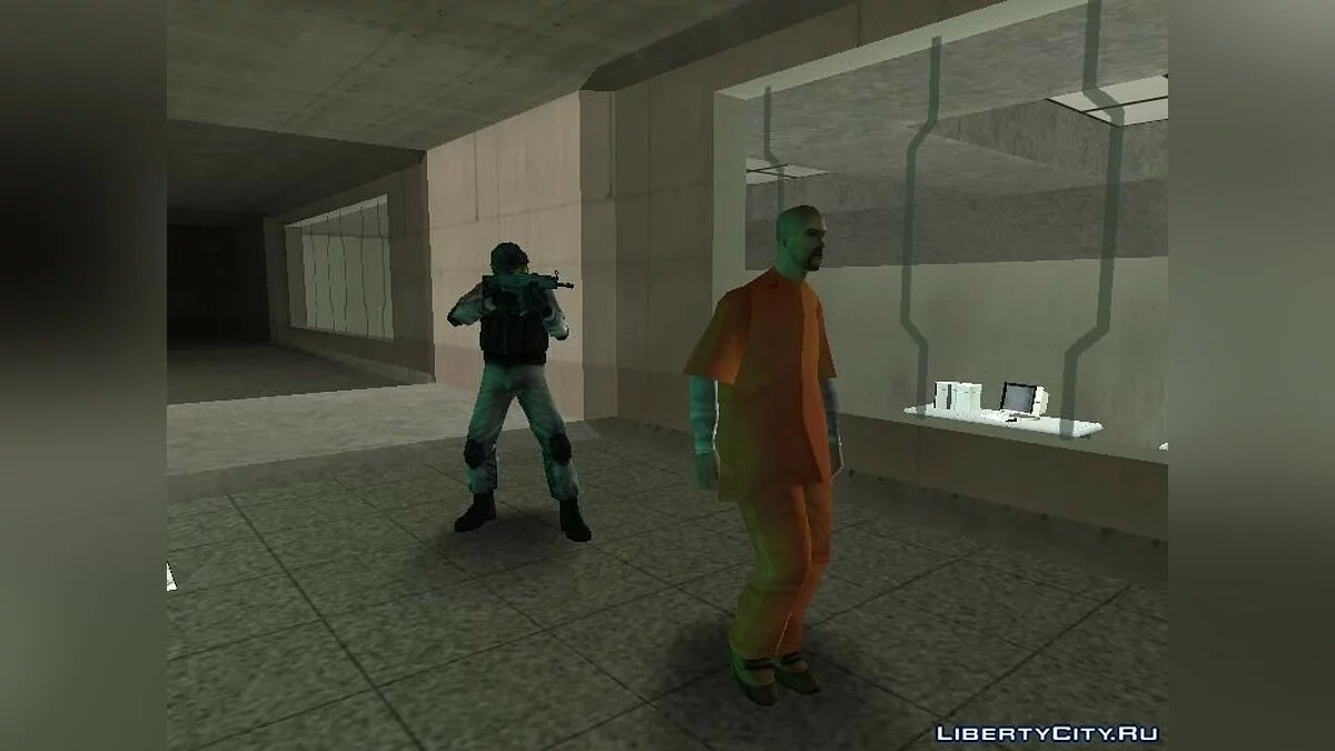 Охранник научного центра SCP (Sa style) / GTA San Andreas