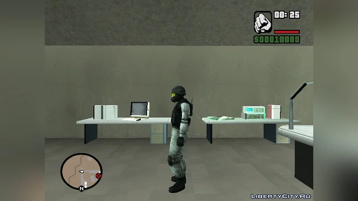 Охранник научного центра SCP (Sa style) / GTA San Andreas