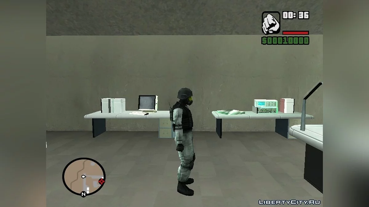 Охранник научного центра SCP (Sa style) / GTA San Andreas