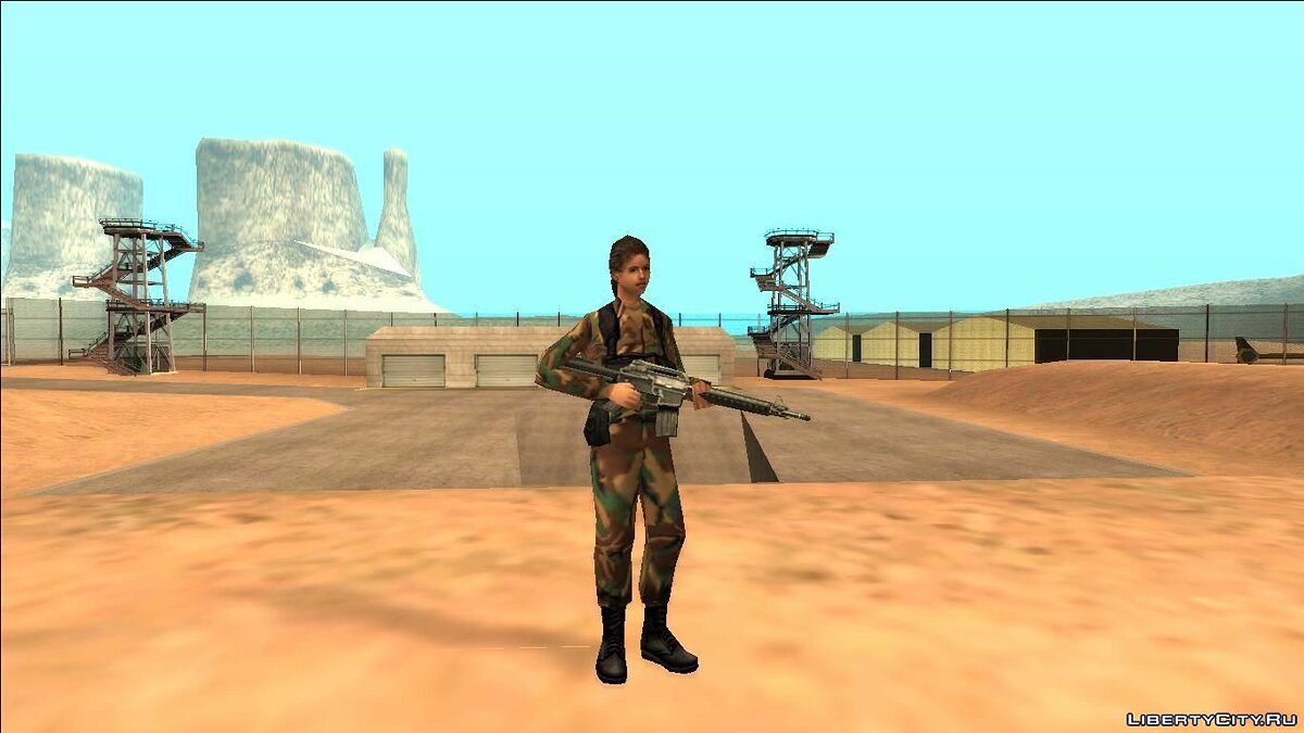 Скачать Female Army Soldiers - Девушки военные для GTA San Andreas