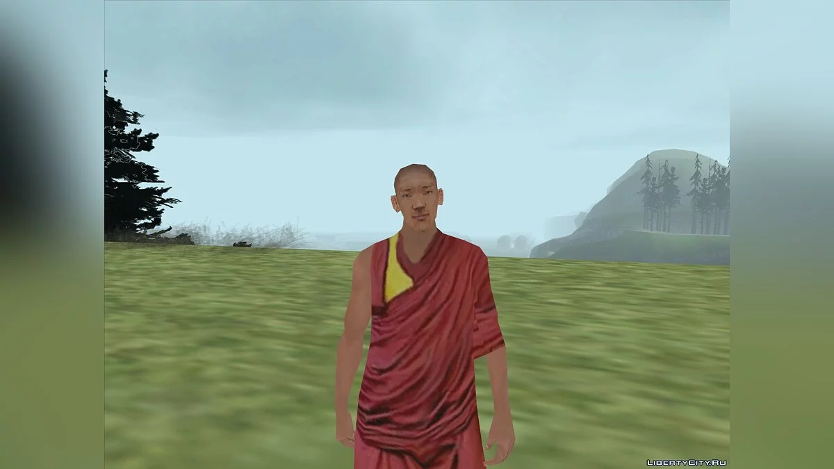 Молодой тибетский монах (チベットの人) / GTA San Andreas