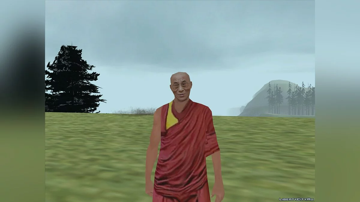 Старый тибетский монах (チベットの偉い人) / GTA San Andreas