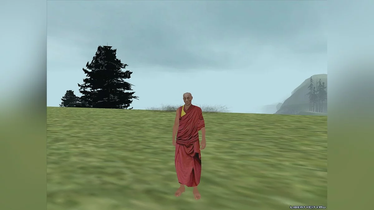 Старый тибетский монах (チベットの偉い人) / GTA San Andreas