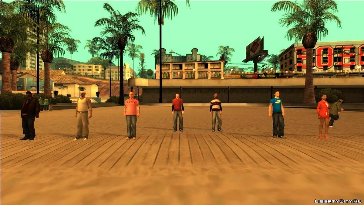 Сборник пешеходов для PedFuncs / GTA San Andreas