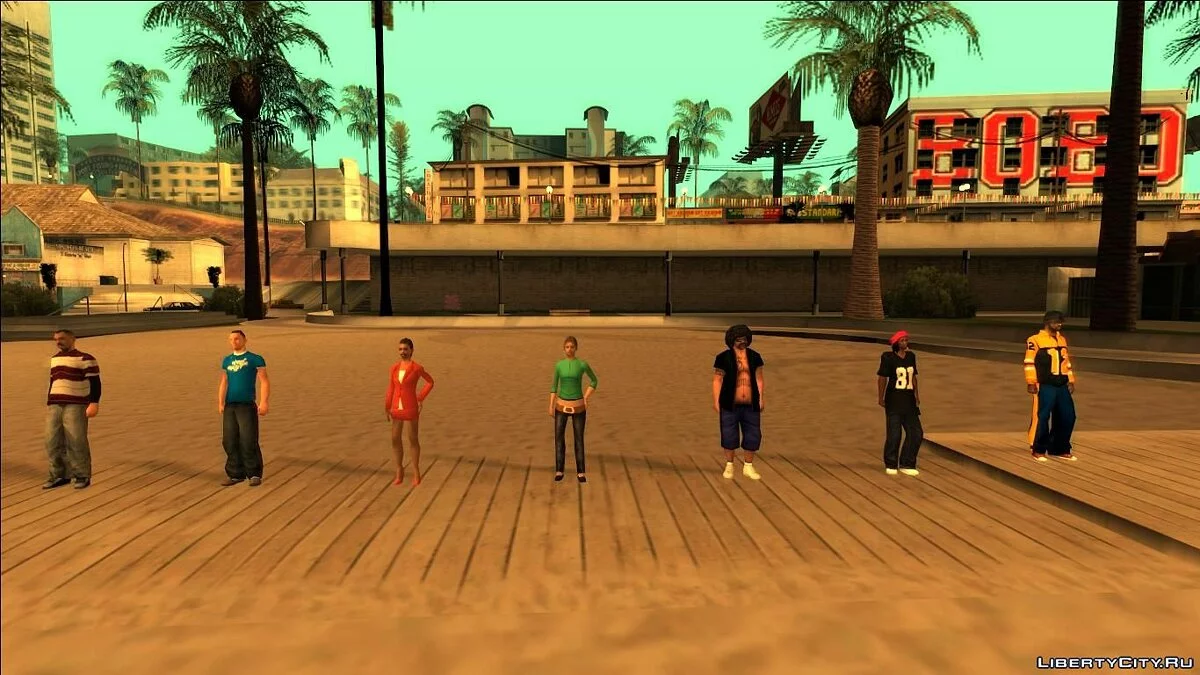 Сборник пешеходов для PedFuncs / GTA San Andreas