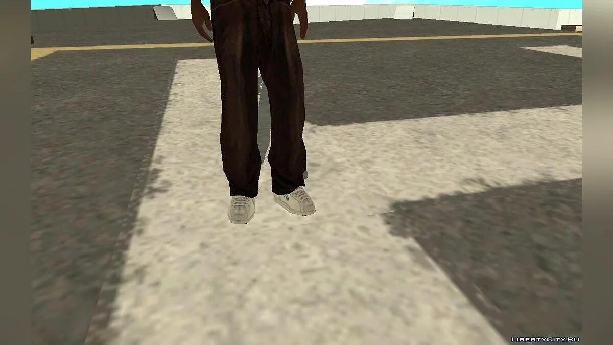 Карл Джонсон в одежде работника Бургер Шот / GTA San Andreas