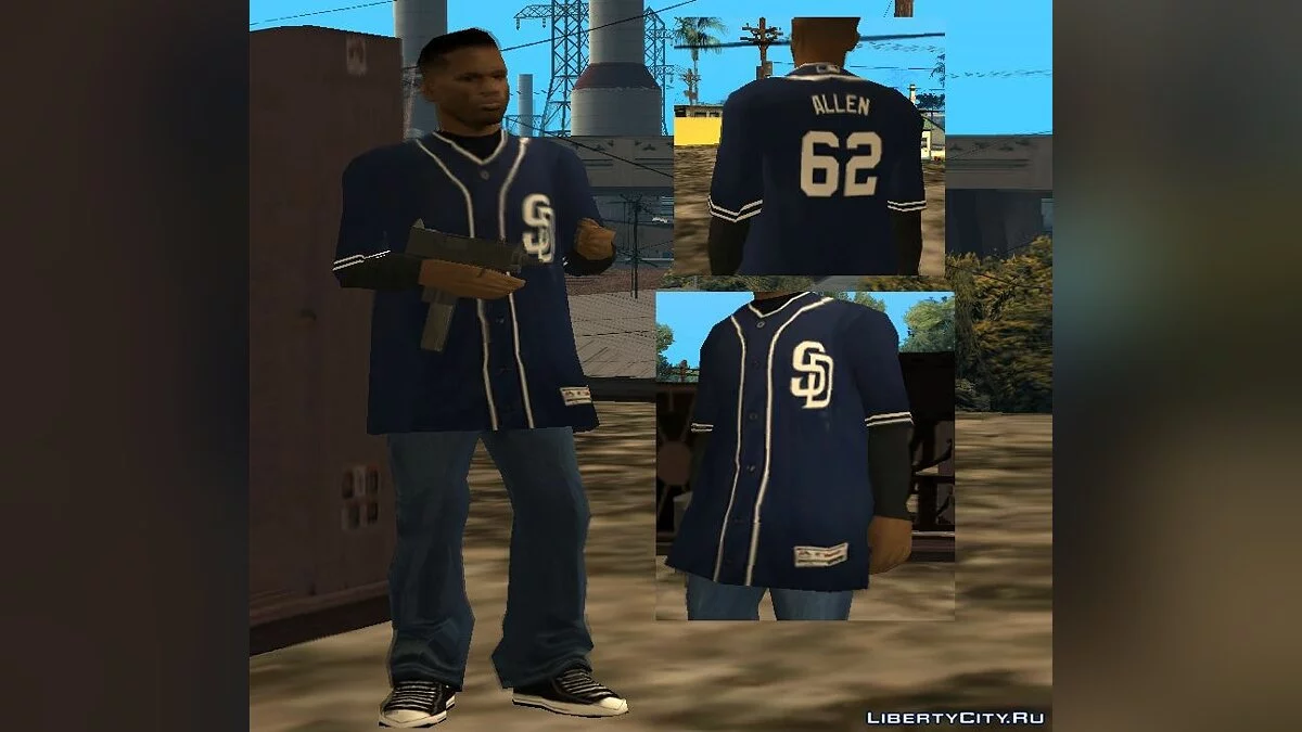 Three skins - Джон Сина и гангстеры / GTA San Andreas