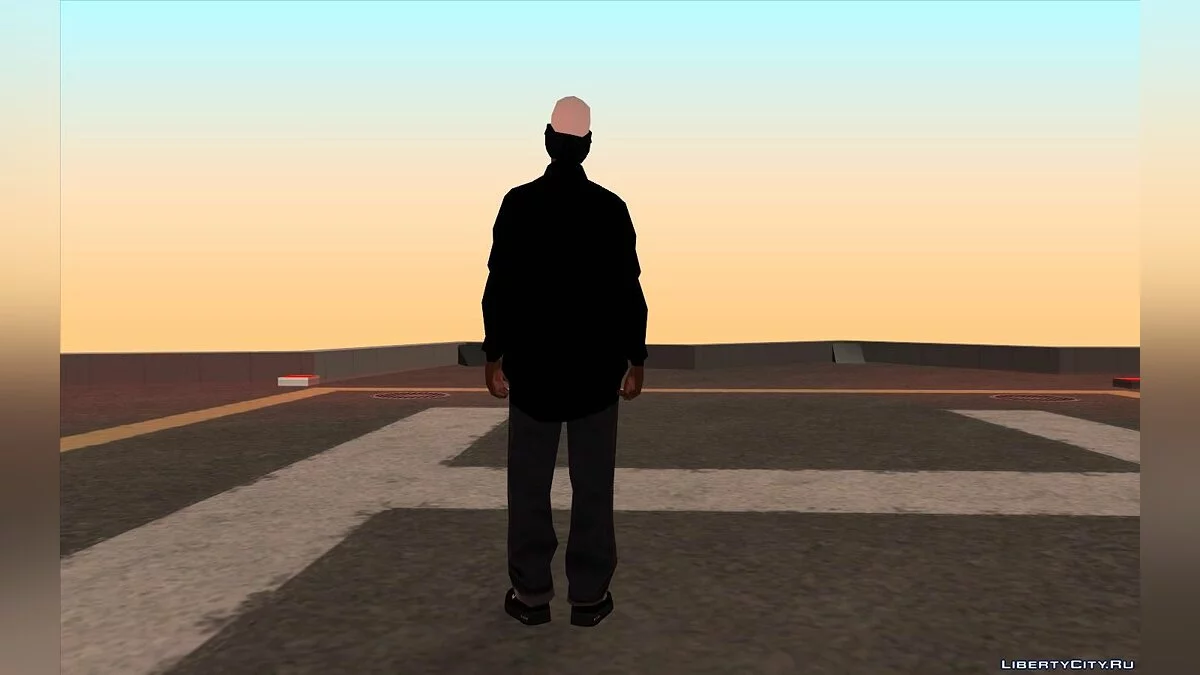 Райдер в одежде футбольного клуба "Oakland Raiders" / GTA San Andreas