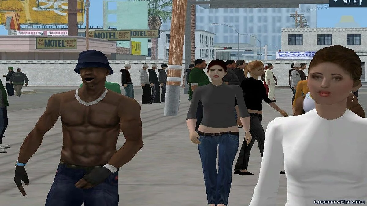 Сборник текстур для PedFuncs (обновление от 05.03.2021) / GTA San Andreas