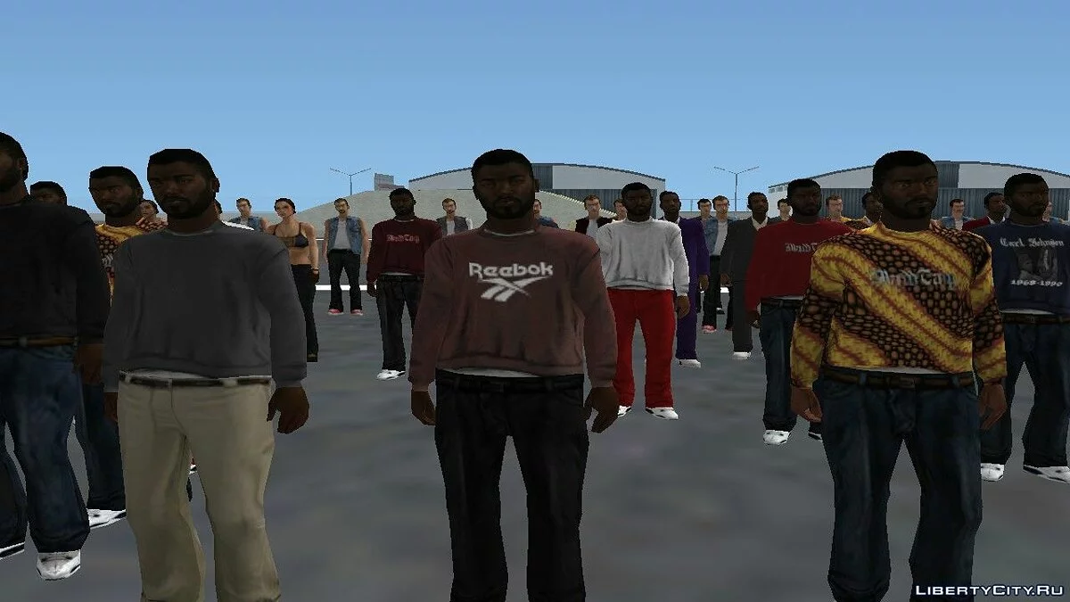 Сборник текстур для PedFuncs (обновление от 05.03.2021) / GTA San Andreas