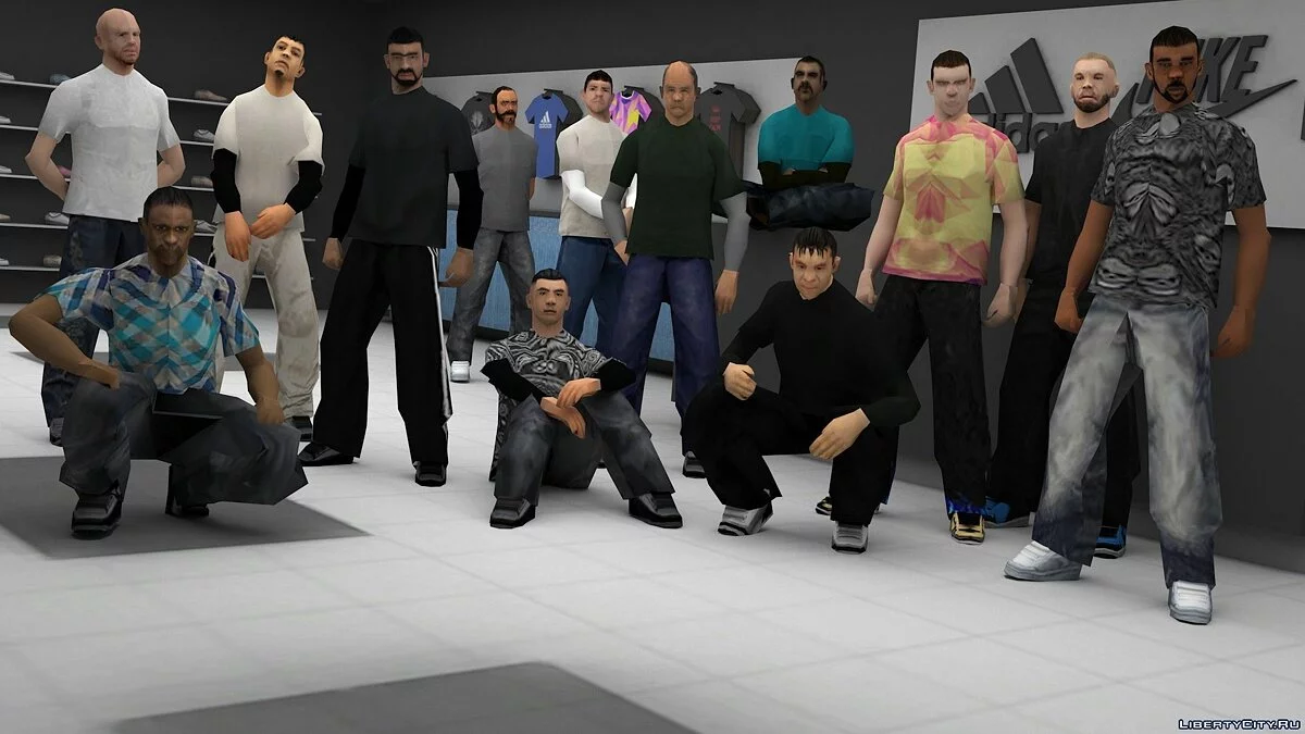 Сборник текстур для PedFuncs (обновление от 05.03.2021) / GTA San Andreas