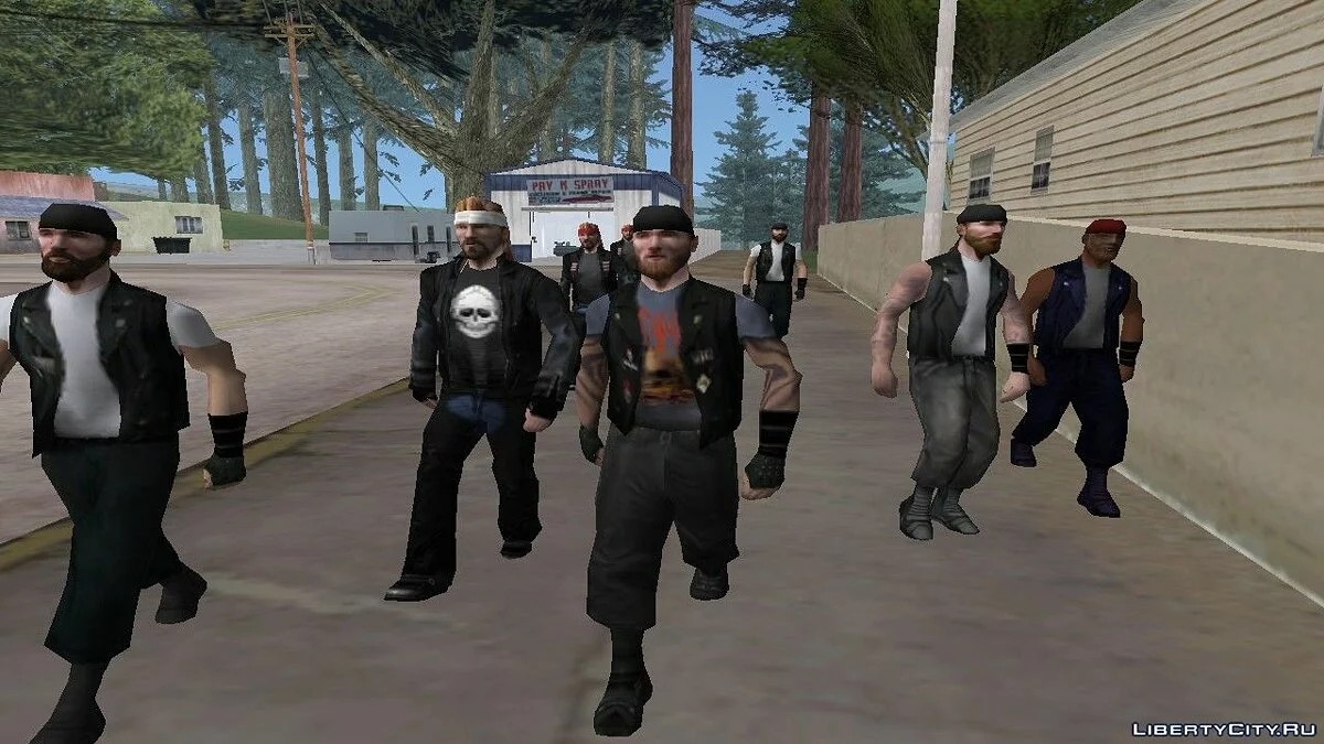 Сборник текстур для PedFuncs (обновление от 05.03.2021) / GTA San Andreas