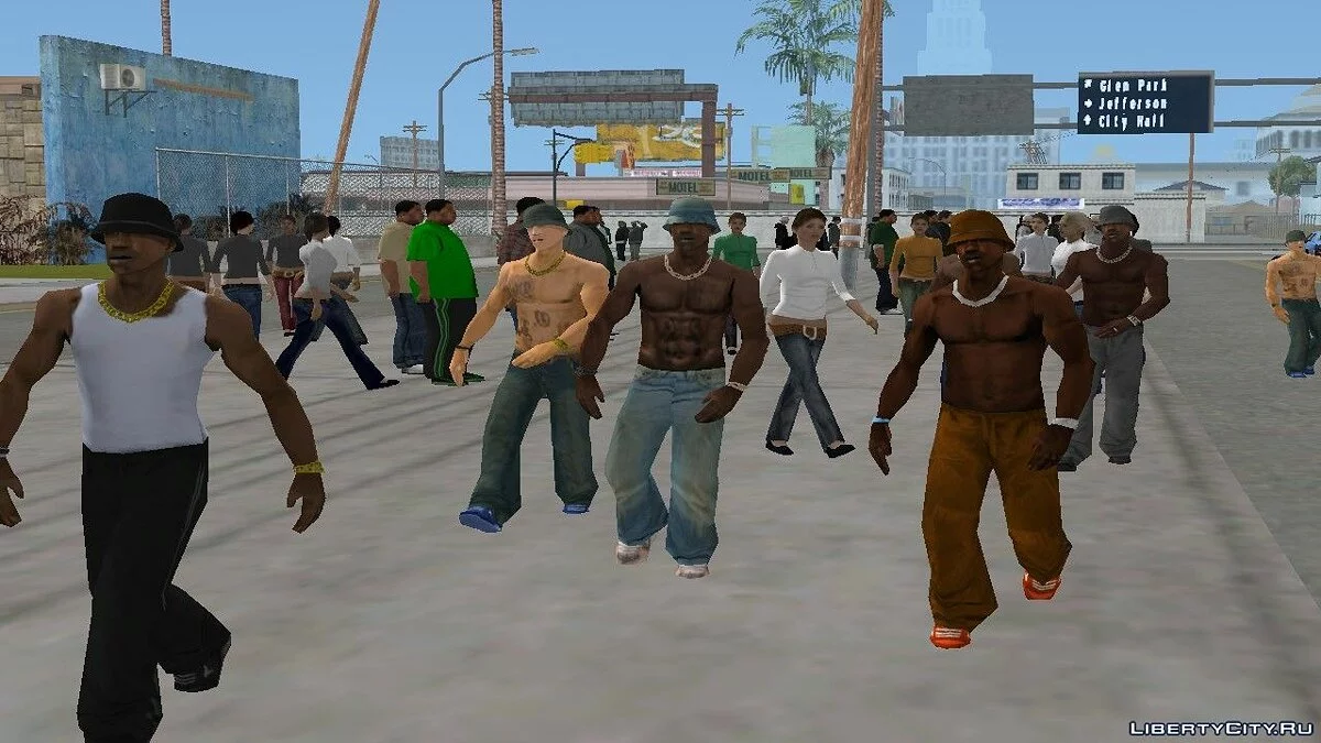 Сборник текстур для PedFuncs (обновление от 05.03.2021) / GTA San Andreas