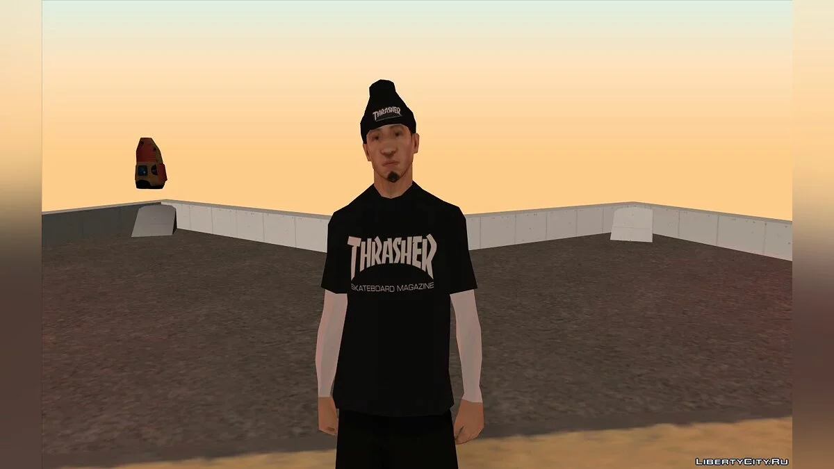 Wmybmx в одежде Trasher / GTA San Andreas