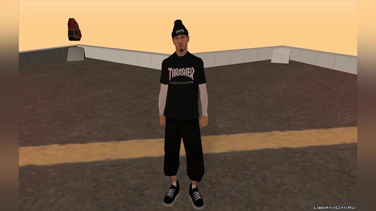 Wmybmx в одежде Trasher / GTA San Andreas