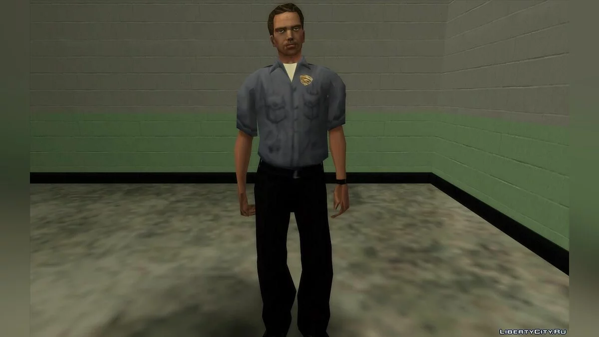Тюремный охранник из GTA Liberty City Stories / GTA San Andreas