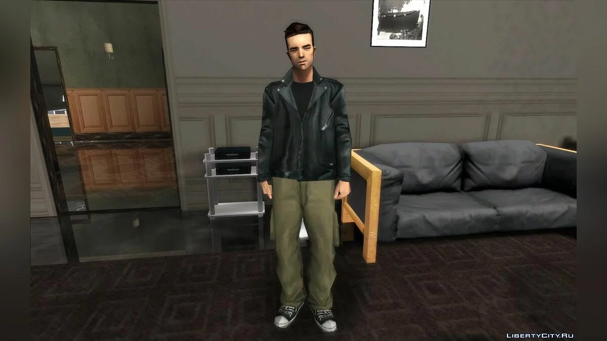 Голова Клода из GTA 3 / GTA San Andreas