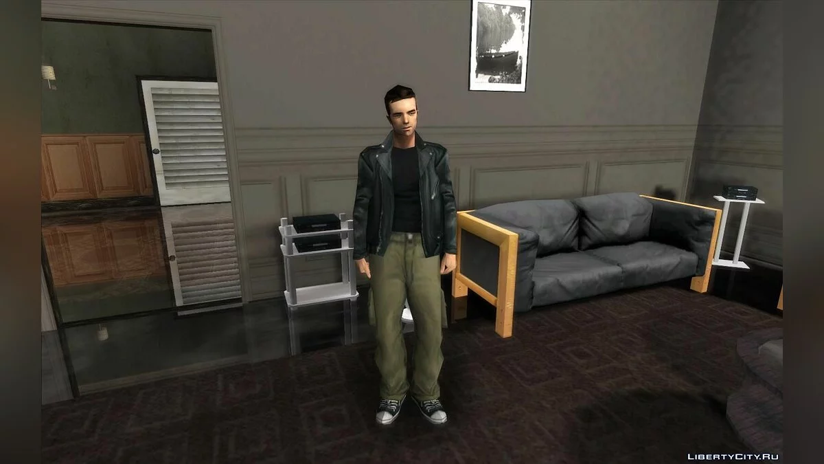 Голова Клода из GTA 3 / GTA San Andreas