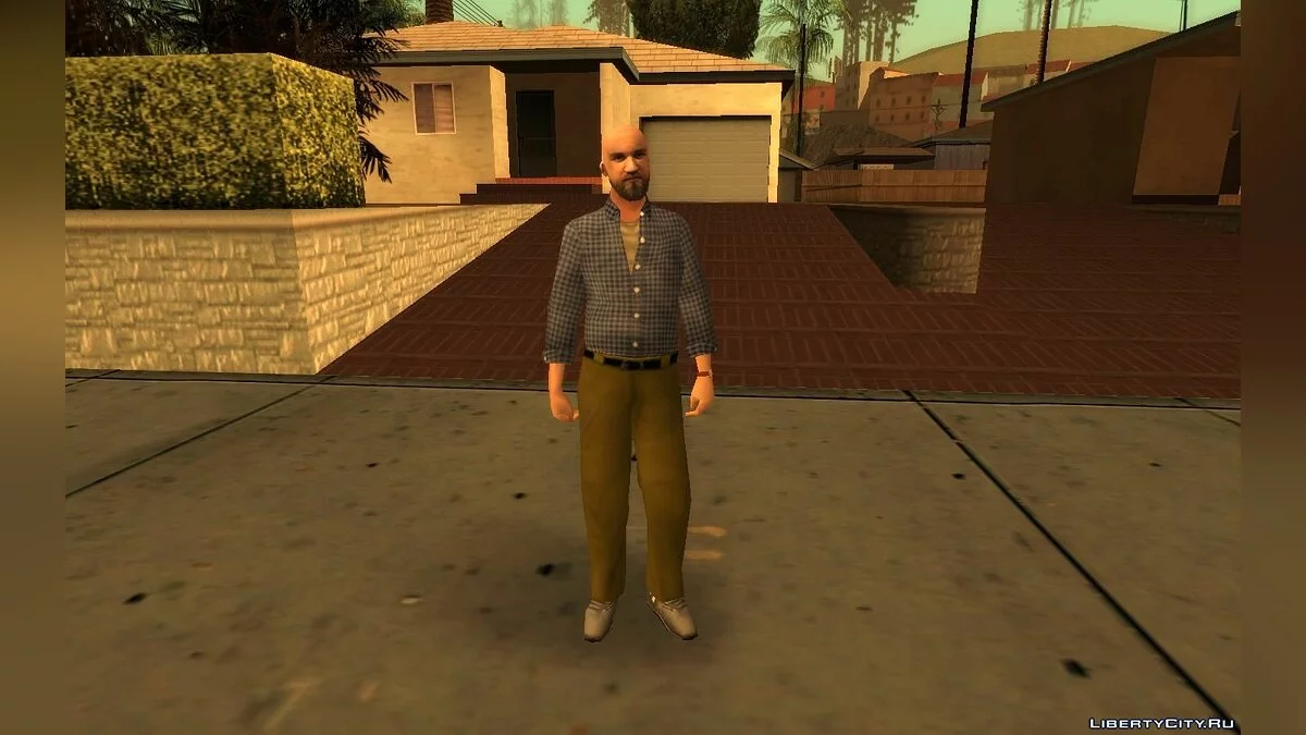 Мужчина с лысой головой  / GTA San Andreas