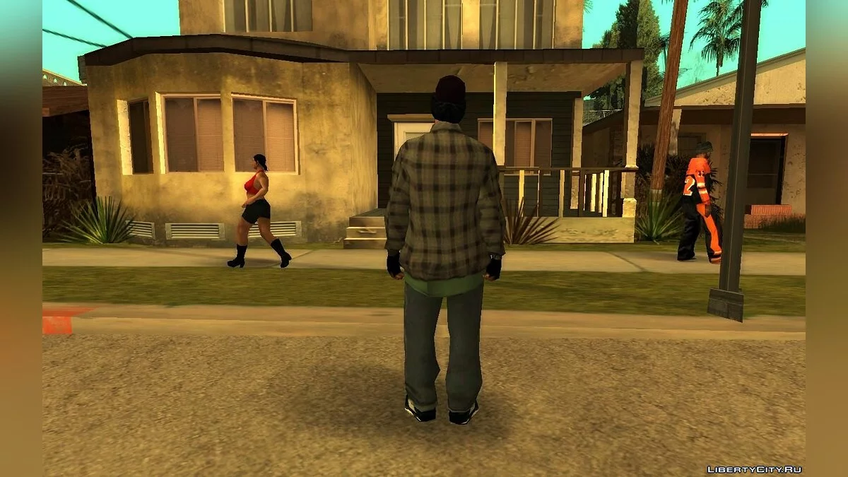 Новое лицо Карла и других персонажей / GTA San Andreas